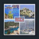 zES113 IBIZA, Old Town, San Miquel, Santa Eularia, Magneet<br><div class="desc">Hier vind je het souvenir van je vakantie. Deze categorie omvat souvenirs van vele plaatsen in Europa - Spanje - Balearen - Ibiza - San Miquel - Old Town - Marina di Santa Eularia. Verbaasd vrienden en familieleden met de unieke souvenirs van je geweldige reis! Probeer ons!</div>