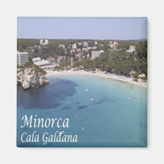 zES121 MENORCA, Cala Galdana, Balearic, Fridge Magneet (Voorkant)