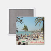 zES122 PALMA DE MALLORCA, Beach, Spanje, Fridge Magneet (Voorkant / Achterkant)