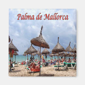 zES128 PALMA DE MALLORCA, Beach, Fridge Magneet (Voorkant)