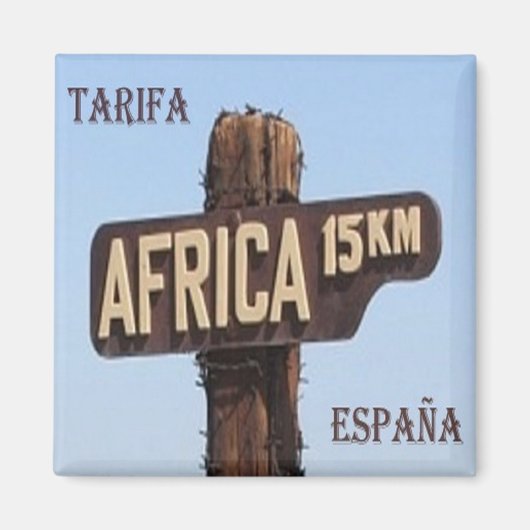 zES134 TARIFA 15,0 km Afrika, Spanje, Fridge Magneet (Voorkant)