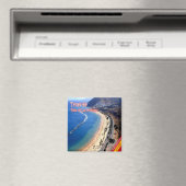 zES139 TENERIFE Teresitas Beach, Canaries, Fridge Magneet (Insitu (Vaatwasser))