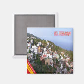 zES140 EL HIERRO de Pijn, Canarische Eilanden, Fri Magneet (Voorkant / Achterkant)