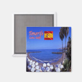 zES146 TENERIFE Costa Adeje, Canarische Eilanden,  Magneet (Voorkant / Achterkant)