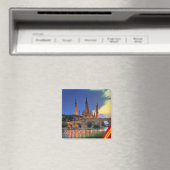 zES150 ZARAGOZA panorama, Spanje, Fridge Magneet (Insitu (Vaatwasser))