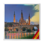 zES150 ZARAGOZA, Spanje, Tegeltje (Voorkant)