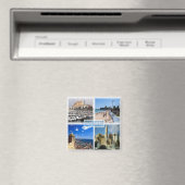 zES154 ALICANTE Postiguet strand Explanad, Fridge Magneet (Insitu (Vaatwasser))