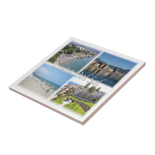 zES156 COSTA DEL SOL, Spanje, Tegeltje (Zijkant)