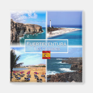 zES158 FUERTEVENTURA Iles Canaries Cuevas de Ajyuy Magneet
