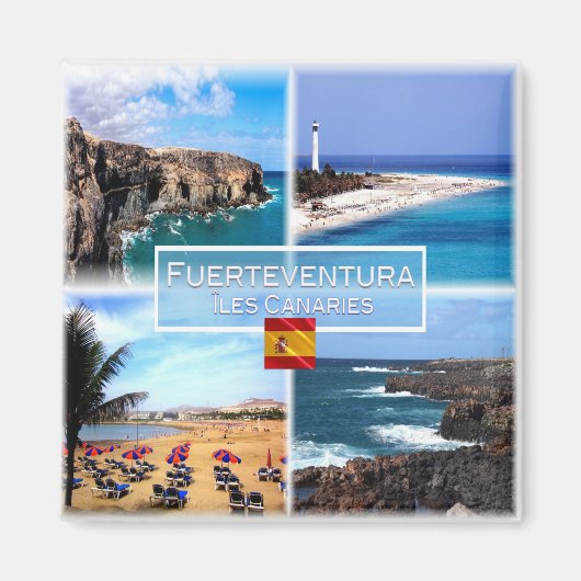 zES158 FUERTEVENTURA Iles Canaries Cuevas de Ajyuy Magneet (Voorkant)