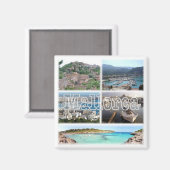 zES163 PALMA Mallorca Deia Soller - Fridge Magnet (Voorkant / Achterkant)