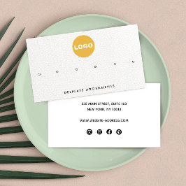 Zes 6-Hoes-onderzoek toevoegen Logo aarhouder Visitekaartje