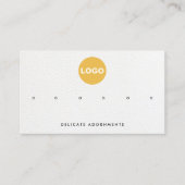 Zes 6-Hoes-onderzoek toevoegen Logo aarhouder Visitekaartje (Voorkant)