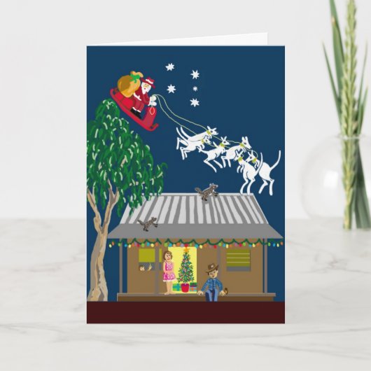 Zes blanke boomers feestdagen kaart (Voorkant)