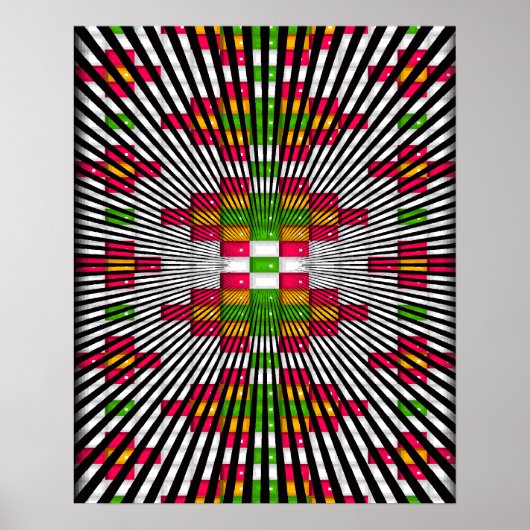 Zes bomen poster (Voorkant)
