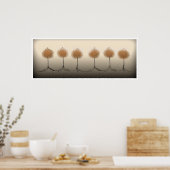 Zes bomen poster (Keuken)
