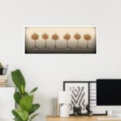 Zes bomen poster (Thuiskantoor)