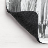 Zes cowmeisjes op Cheyenne Frontier Days. Muismat (Hoek)