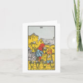Zes cups blanco kaart - Rider Waite Smith tarot (Voorkant)