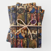 ZES DAGEN VAN DE OPRICHTING ANGELS DOOR Edward Bur Inpakpapier Vel (In situ)