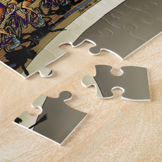 Zes dagen waanzin Puzzle Legpuzzel (Zijkant)