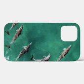 ZES DOLPHINS BIJ KALMWATER Case-Mate iPhone CASE (Achterkant (horizontaal))
