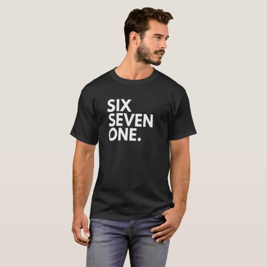 ZES ÉÉN Area Code 671 Guam US USA T-shirt (Voorkant volledig)