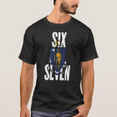 Zes één zeven 617 Area Code Boston Massachusetts T-shirt (Voorkant)