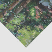 Zes eenden in het water van Alexander Koester Tissuepapier (Detail)