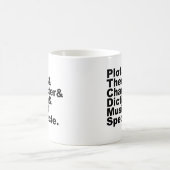 Zes element van poëtica en drama door Aristoteles Koffiemok (Center)