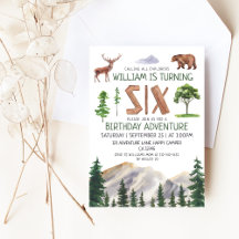 Zes Explorer Jongen Verjaardag