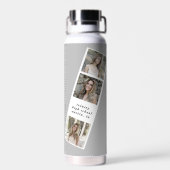 Zes Foto Collage Afstuderen Waterfles (Achterkant)