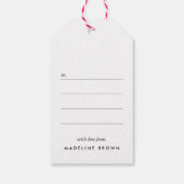 Zes foto harten aangepaste cadeau Label Cadeaulabel (Achterkant)