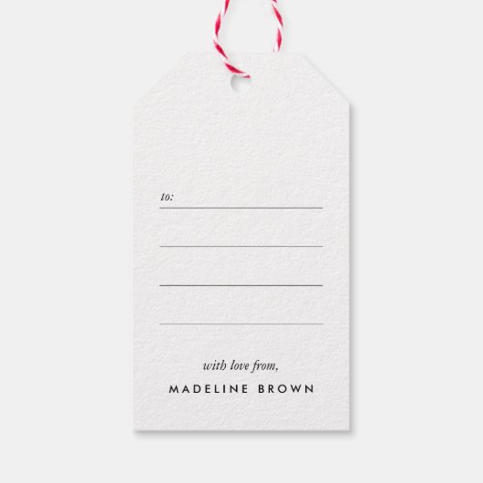 Zes foto harten aangepaste cadeau Label Cadeaulabel (Achterkant)