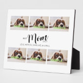 Zes fotocollage tablet Plaque met Easel Fotoplaat (Zijkant)