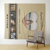 Zes foto's collage film inspirerende fotobehang wandkleed (In Situ (horizontaal))