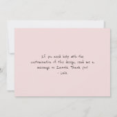 Zes foto's Collage Moeder om zwanger te zijn Aankondiging (Achterkant)