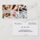 Zes foto's Visitekaartje (Voorkant / Achterkant)