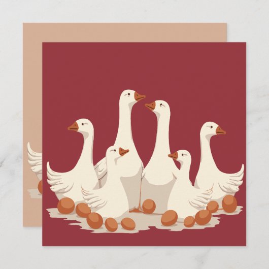 Zes ganzen A-lay-out stencil-stijl 2 (Voorkant / Achterkant)