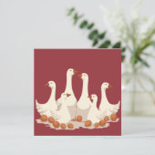 Zes ganzen A-lay-out stencil-stijl 2 (Staand voorkant)