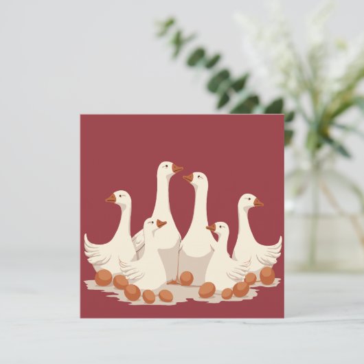 Zes ganzen A-lay-out stencil-stijl 2 (Staand voorkant)