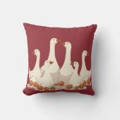 Zes ganzen A-lay-out stencil-stijl 2 Kussen (Voorkant)