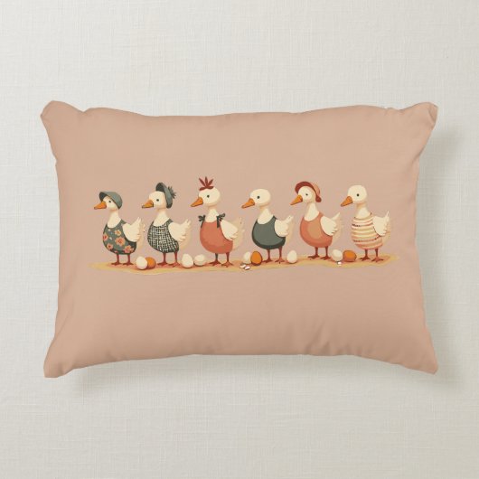 Zes ganzen A-lay-out stencil-stijl 4 Accent Kussen (Voorkant)