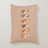 Zes ganzen A-lay-out stencil-stijl 4 Accent Kussen (Voorkant(Verticaal))