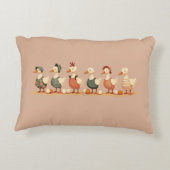 Zes ganzen A-lay-out stencil-stijl 4 Accent Kussen (Achterkant)