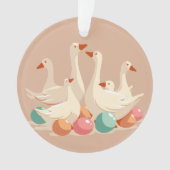 Zes ganzen A-lay-out stencil-stijl Ornament (voorkant)