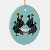 Zes ganzen een legeringsversier keramisch ornament (Rechts)