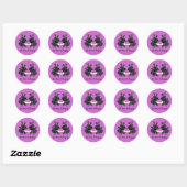 Zes ganzen leggen Stickers (Vel)