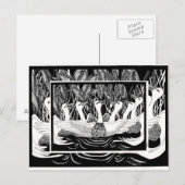 Zes ganzen, zes ganzen briefkaart (Voorkant / Achterkant)