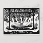 Zes ganzen, zes ganzen briefkaart (Voorkant)